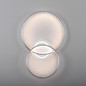 Preview: JUST LIGHT ASMINA LED Deckenleuchte Warmweiss 27,6W 2-fach aluminium 14540-95
