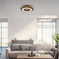 Preview: JUST LIGHT TOLA LED Deckenleuchte Warmweiss 16W schwarz 14560-18