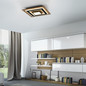 Preview: JUST LIGHT TOLA LED Deckenleuchte Warmweiss 26W 2-fach schwarz 14563-18