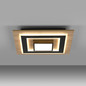 Preview: JUST LIGHT TOLA LED Deckenleuchte Warmweiss 26W 2-fach schwarz 14563-18