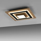 Preview: JUST LIGHT TOLA LED Deckenleuchte Warmweiss 26W 2-fach schwarz 14563-18