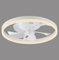 Preview: JUST LIGHT RITA LED Deckenleuchte mit Ventilator CCT Dimmbar 22W weiss 14624-16