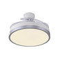 Preview: JUST LIGHT KOPTA LED Deckenleuchte mit Ventilator CCT Dimmbar 27W silber 14625-21