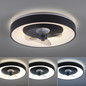 Preview: JUST LIGHT VENIKA LED Deckenleuchte CCT Dimmbar 36W schwarz 14644-18