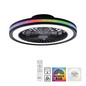 Preview: JUST LIGHT BRANDON LED Deckenleuchte CCT Dimmbar 41W 2-fach schwarz 14649-18