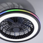 Preview: JUST LIGHT BRANDON LED Deckenleuchte CCT Dimmbar 41W 2-fach schwarz 14649-18