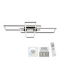 Preview: JUST LIGHT ASMIN LED Deckenleuchte CCT Dimmbar 45W schwarz 14693-18