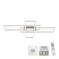 Preview: JUST LIGHT ASMIN LED Deckenleuchte CCT Dimmbar 45W stahl 14693-55