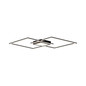 Preview: JUST LIGHT ASMIN LED Deckenleuchte Warmweiss 45W schwarz 14695-18