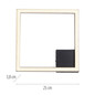 Preview: JUST LIGHT IVEN LED Deckenleuchte Warmweiss 10W schwarz 14707-18