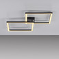 Preview: JUST LIGHT IVEN LED Deckenleuchte Warmweiss 20W schwarz 14708-18
