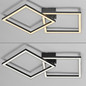 Preview: JUST LIGHT IVEN LED Deckenleuchte Warmweiss 20W schwarz 14708-18