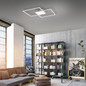Preview: JUST LIGHT ASMIN LED Deckenleuchte CCT Dimmbar 26,5W 3-fach stahl 14712-55