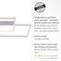 Preview: JUST LIGHT ASMIN LED Deckenleuchte CCT Dimmbar 26,5W 3-fach stahl 14712-55