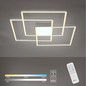 Preview: JUST LIGHT ASMIN LED Deckenleuchte CCT Dimmbar 21W 4-fach stahl 14713-55