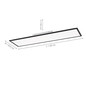 Preview: JUST LIGHT FLAT LED Deckenleuchte CCT Dimmbar 36W schwarz 14757-18