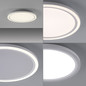 Preview: JUST LIGHT BEDGING LED Deckenleuchte Warmweiss 16W Weiß 6-6,5cm 14883-16