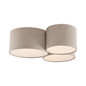 Preview: JUST LIGHT DURO Deckenleuchte E27 max. 10W 3-fach sand 14890-39
