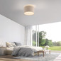 Preview: JUST LIGHT DURO Deckenleuchte E27 max. 10W sand 14891-39
