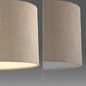 Preview: JUST LIGHT DURO Pendelleuchte E27 max. 10W sand 14892-39