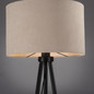 Preview: JUST LIGHT DURO Stehleuchte E27 max. 10W sand 14894-39