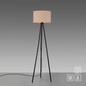 Preview: JUST LIGHT DURO Stehleuchte E27 max. 10W sand 14894-39