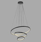 Preview: JUST LIGHT CERCHI LED Pendelleuchte Warmweiss 45W schwarz 15070-18