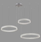 Preview: JUST LIGHT LILLUTI LED Pendelleuchte Warmweiss Dimmbar 52W 2-fach stahl 15156-55