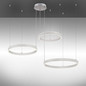 Preview: JUST LIGHT LILLUTI LED Pendelleuchte Warmweiss Dimmbar 52W 2-fach stahl 15156-55
