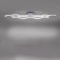 Preview: JUST LIGHT WAVE LED Deckenleuchte Warmweiss 29,5W 3-fach stahl 15167-55