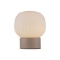 Preview: JUST LIGHT NAMI LED Tischleuchte Warmweiss Dimmbar 5W sand 15175-39