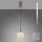 Preview: JUST LIGHT NAMI LED Pendelleuchte Warmweiss Dimmbar 5W sand 15176-39