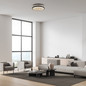 Preview: JUST LIGHT HANNI LED Deckenleuchte Warmweiss 20W schwarz 15217-18