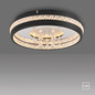 Preview: JUST LIGHT HANNI LED Deckenleuchte Warmweiss 20W schwarz 15217-18