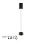 Preview: JUST LIGHT BALLINI LED Pendelleuchte Warmweiss 5,2W schwarz 15260-18