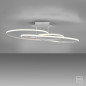 Preview: JUST LIGHT LUMACA LED Deckenleuchte Warmweiss 33W weiss 15321-16