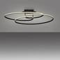 Preview: JUST LIGHT LUMACA LED Deckenleuchte Warmweiss 33W schwarz 15321-18