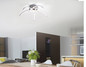 Preview: JUST LIGHT VALERIE LED Deckenleuchte Warmweiss 18,5W 5-fach stahl 15340-55