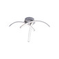 Preview: JUST LIGHT VALERIE LED Deckenleuchte Warmweiss 10,2W 3-fach stahl 15341-55