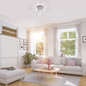 Preview: JUST LIGHT VALERIE LED Deckenleuchte Warmweiss 27W 6-fach chrom 15342-17
