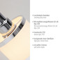 Preview: JUST LIGHT ACCOR Wand- und Deckenleuchte E14 max. 25W chrom 15371-17