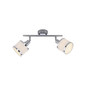 Preview: JUST LIGHT ACCOR Deckenleuchte E14 max. 25W 2-fach chrom 15372-17