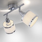 Preview: JUST LIGHT ACCOR Deckenleuchte E14 max. 25W 2-fach chrom 15372-17