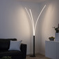 Preview: JUST LIGHT MAJA LED Stehleuchte Warmweiss 18,6W 3-fach schwarz 15383-18