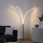 Preview: JUST LIGHT MAJA LED Stehleuchte Warmweiss 18,6W 3-fach chrom 15383-55