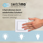 Preview: JUST LIGHT RITUS LED Deckenleuchte Warmweiss Dimmbar 20W anthrazit 15391-13