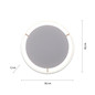 Preview: JUST LIGHT RITUS LED Deckenleuchte Warmweiss Dimmbar 28W messingmatt 15392-60