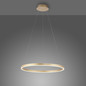 Preview: JUST LIGHT RITUS LED Pendelleuchte Warmweiss Dimmbar 28W messingmatt 15394-60