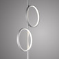 Preview: JUST LIGHT MINI RITUS LED Stehleuchte Warmweiss 21W 2-fach silber 15396-21