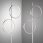 Preview: JUST LIGHT MINI RITUS LED Stehleuchte Warmweiss 21W 2-fach silber 15396-21